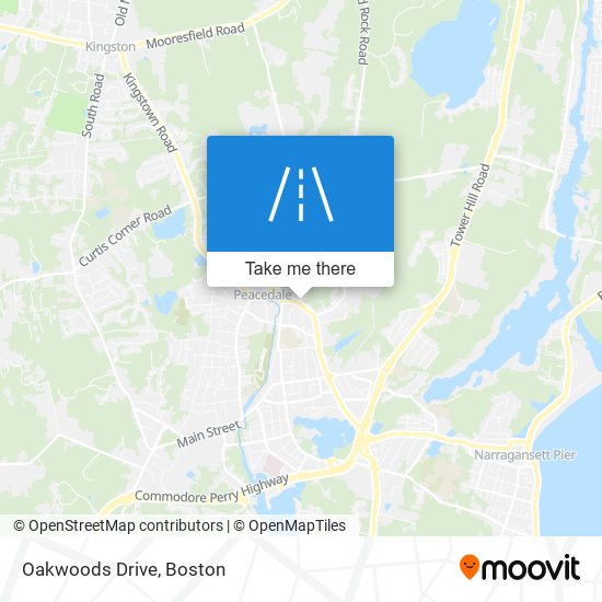 Mapa de Oakwoods Drive