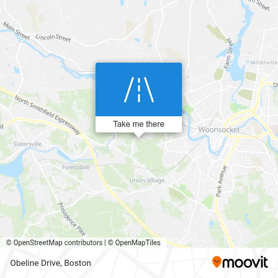 Obeline Drive map