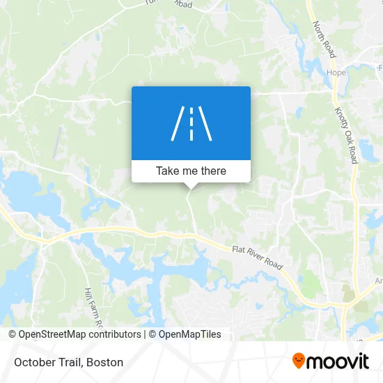 October Trail map