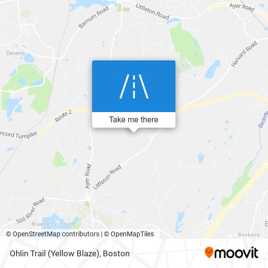 Mapa de Ohlin Trail (Yellow Blaze)
