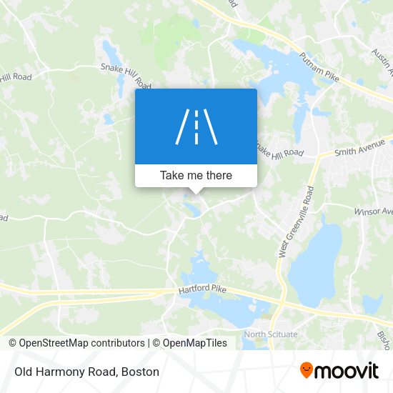 Mapa de Old Harmony Road