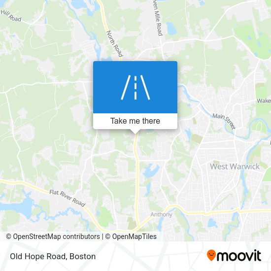 Mapa de Old Hope Road