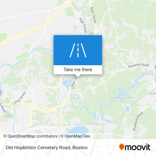 Mapa de Old Hopkinton Cemetery Road