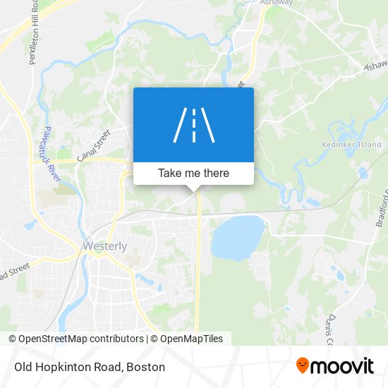 Old Hopkinton Road map