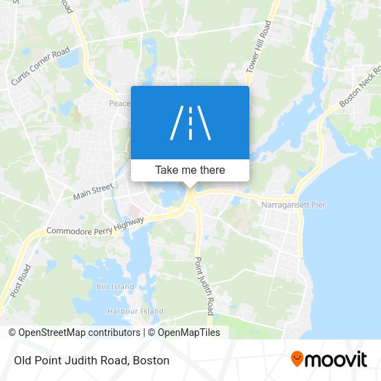 Old Point Judith Road map