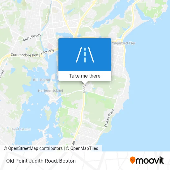 Old Point Judith Road map