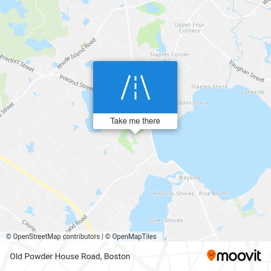 Old Powder House Road map