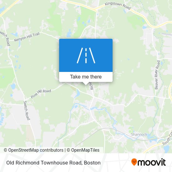 Mapa de Old Richmond Townhouse Road