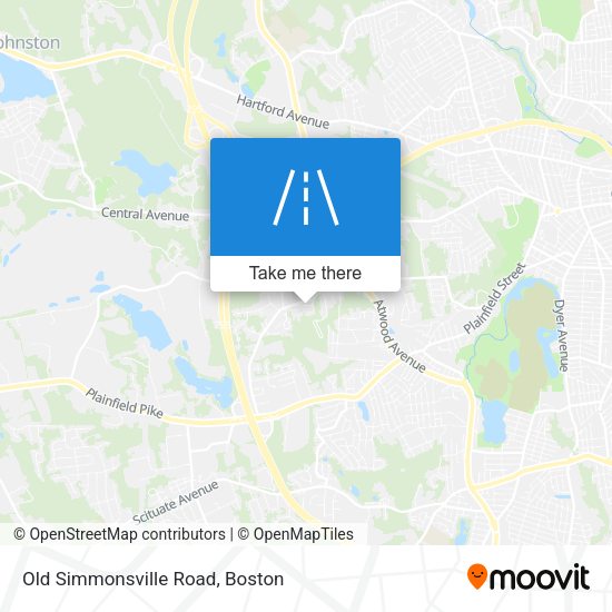 Old Simmonsville Road map