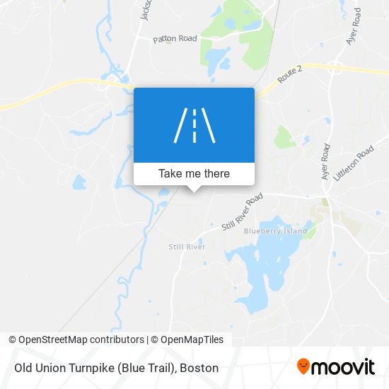 Mapa de Old Union Turnpike (Blue Trail)