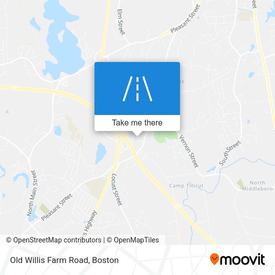 Old Willis Farm Road map