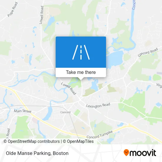 Olde Manse Parking map