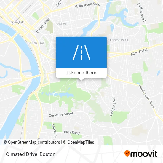 Olmsted Drive map