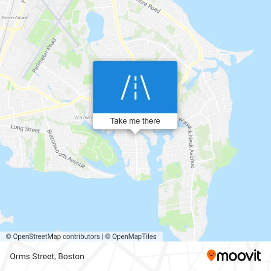Orms Street map