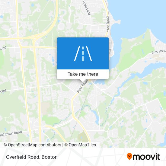Mapa de Overfield Road