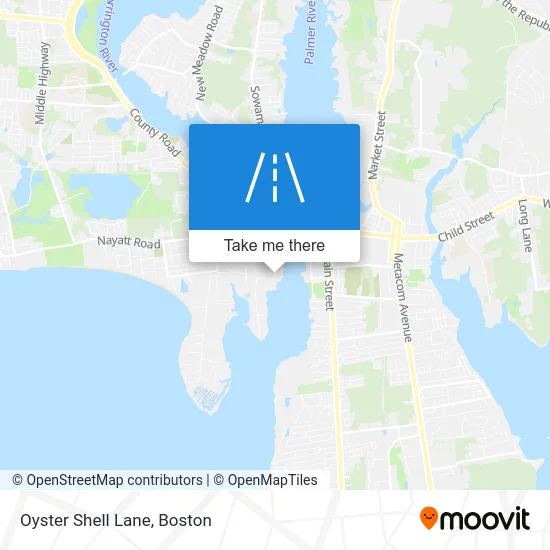 Oyster Shell Lane map