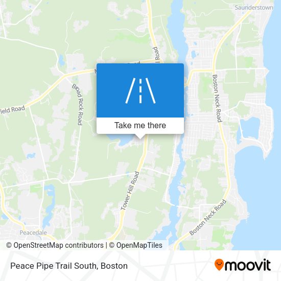 Mapa de Peace Pipe Trail South