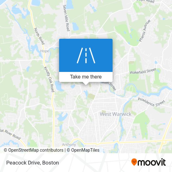 Mapa de Peacock Drive