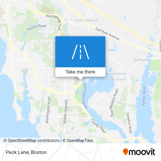 Mapa de Peck Lane