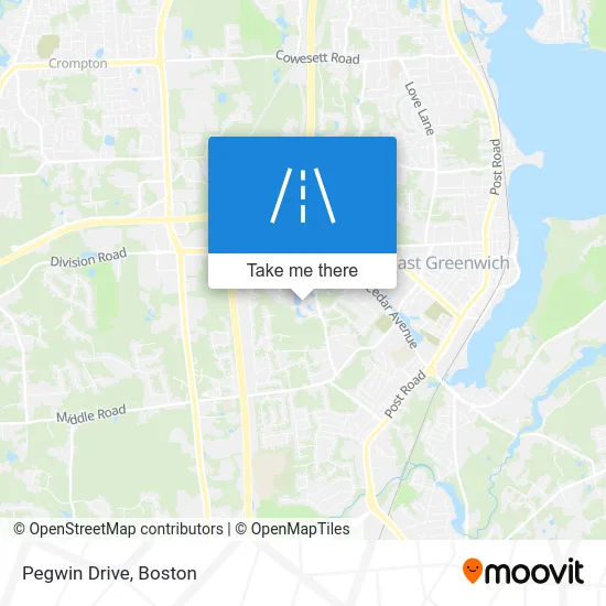 Pegwin Drive map
