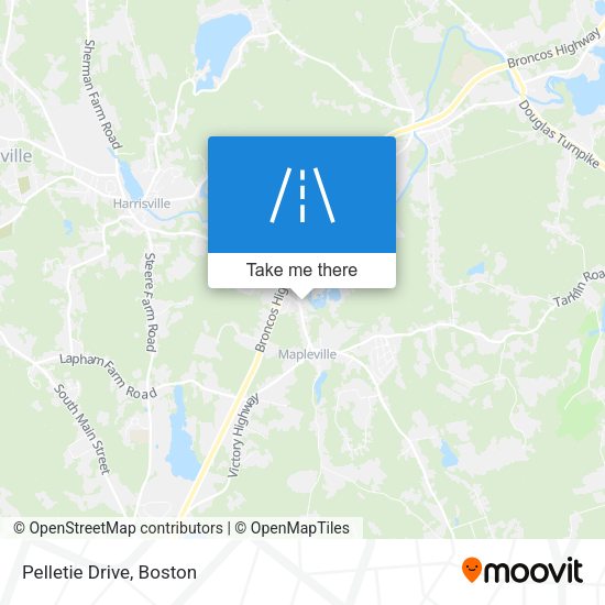 Mapa de Pelletie Drive