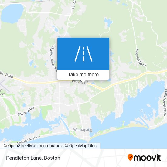Mapa de Pendleton Lane