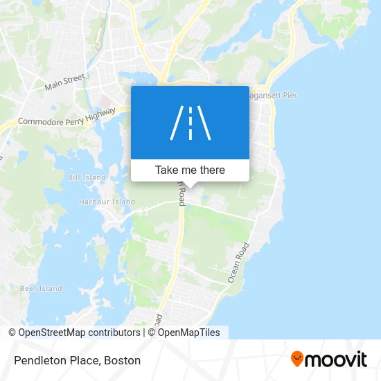 Pendleton Place map