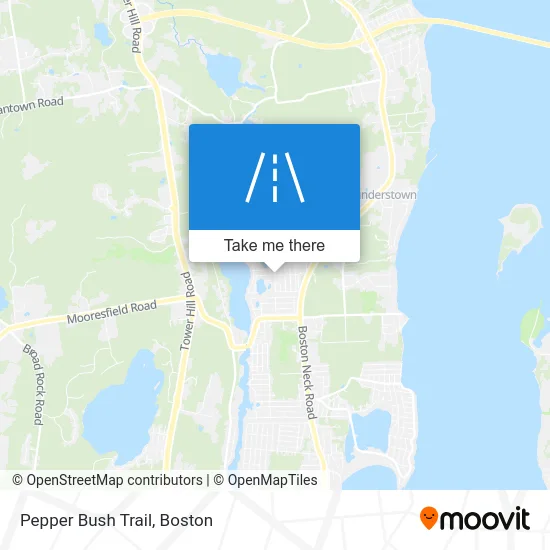 Pepper Bush Trail map