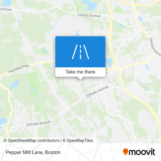 Pepper Mill Lane map