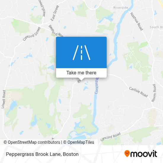 Peppergrass Brook Lane map