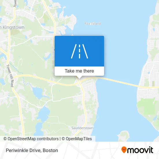 Periwinkle Drive map