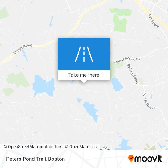 Mapa de Peters Pond Trail