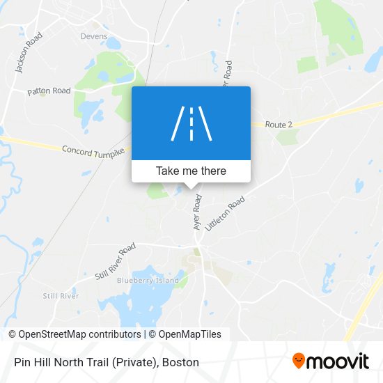 Mapa de Pin Hill North Trail (Private)