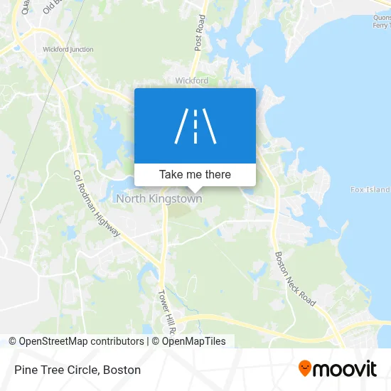 Pine Tree Circle map