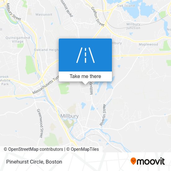 Pinehurst Circle map