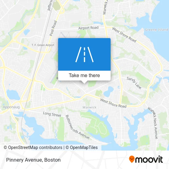 Mapa de Pinnery Avenue