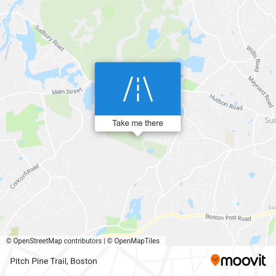 Mapa de Pitch Pine Trail