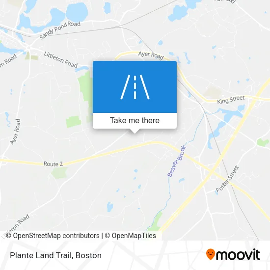 Plante Land Trail map