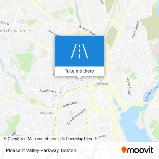 Mapa de Pleasant Valley Parkway