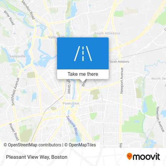 Pleasant View Way map