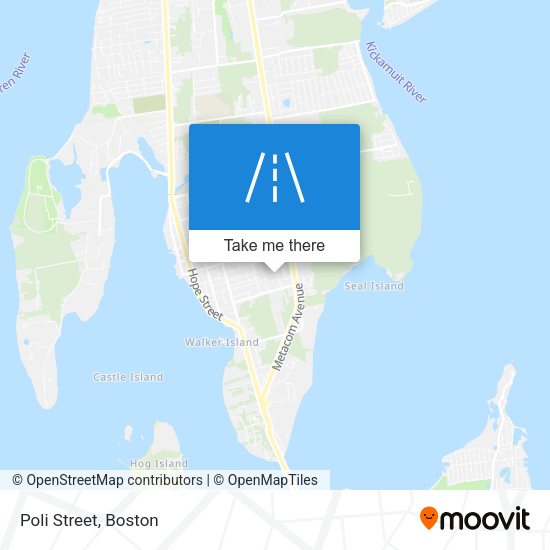 Mapa de Poli Street