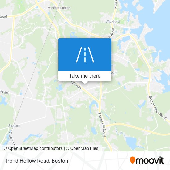 Mapa de Pond Hollow Road