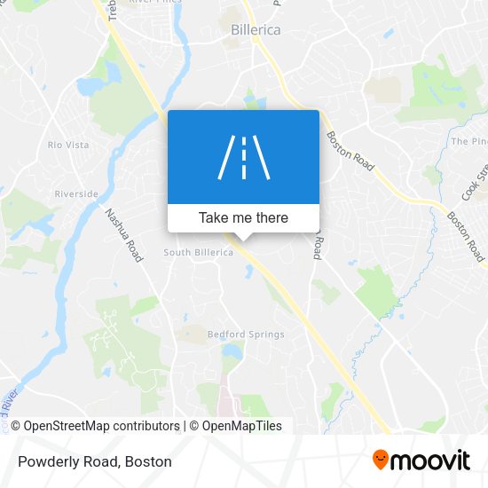 Mapa de Powderly Road