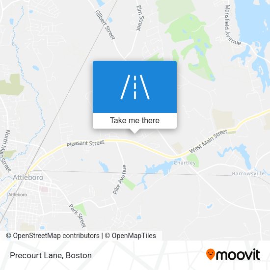 Mapa de Precourt Lane
