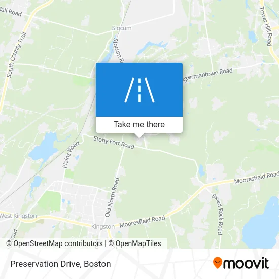 Preservation Drive map