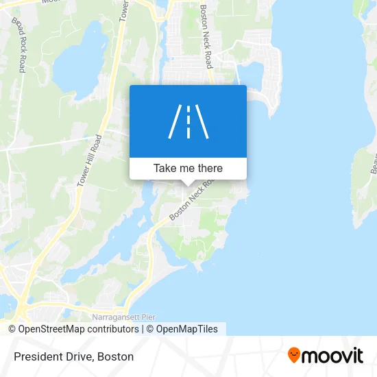 President Drive map