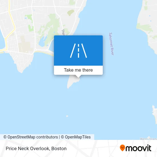 Price Neck Overlook map