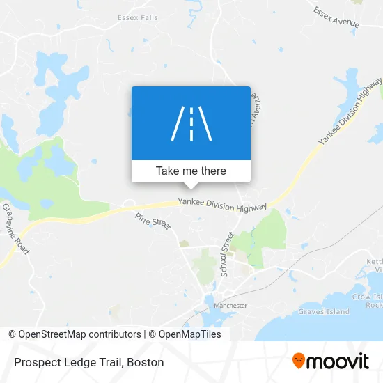 Prospect Ledge Trail map