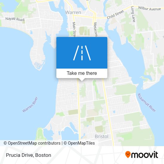 Mapa de Prucia Drive