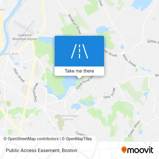 Public Access Easement map